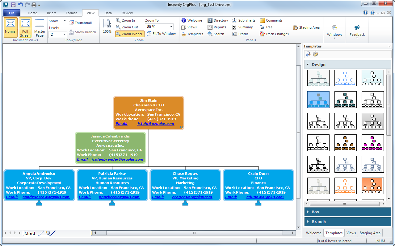 Customize charts